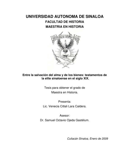 Descargar - Facultad de Historia - Universidad Autonoma de Sinaloa