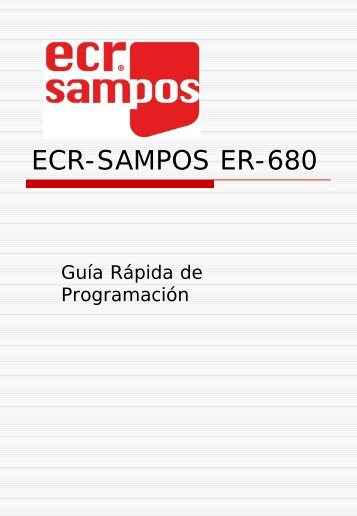 ECR-SAMPOS-ER-680-guia-rapida (PDF) - Pcmira.com