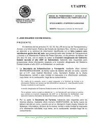 oficio de respuesta 029-2006 - Unidad de Transparencia