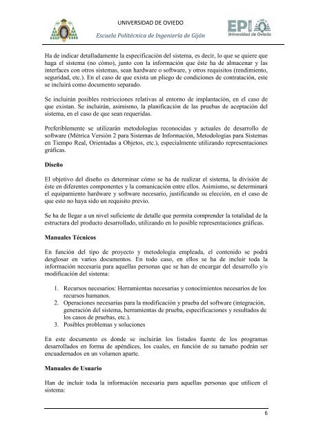 Guía de Estilo para la Documentación del Proyectox - EPI Gijón ...