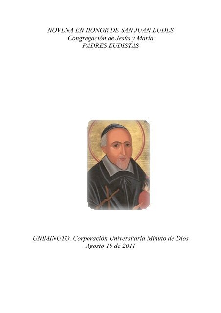 NOVENA DE SAN JUAN EUDES - Autores Catolicos