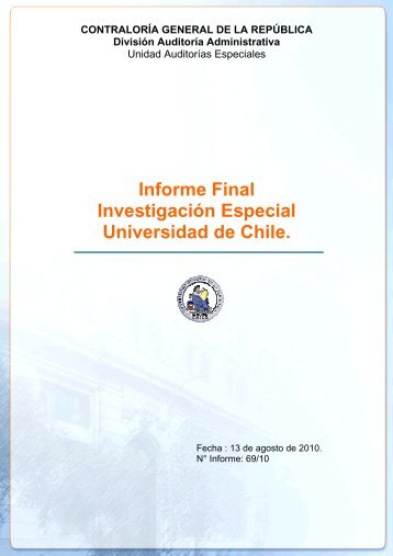 informe 69/2010 - Contraloría General de la República