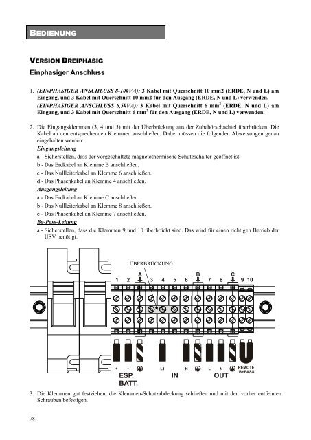 Handbuch - Riello UPS GmbH