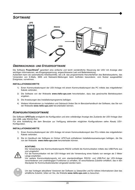 Handbuch - Riello UPS GmbH