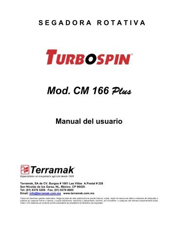 Op CM166 Plus.pdf - Terramak