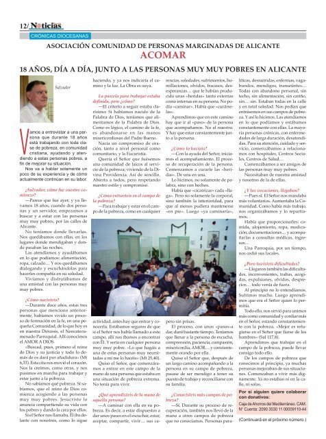 N Ticias Diocesanas - Diócesis de Orihuela-Alicante