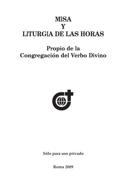 Misa y la Liturgia de las Horas - SVD-Curia