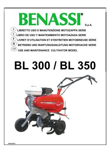 BL 300 / BL 350 - Benassi