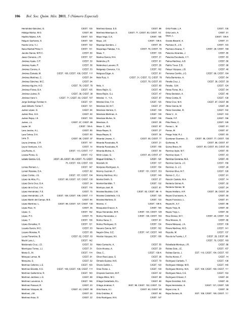 Programa General en pdf Clausura - Sociedad Química de México