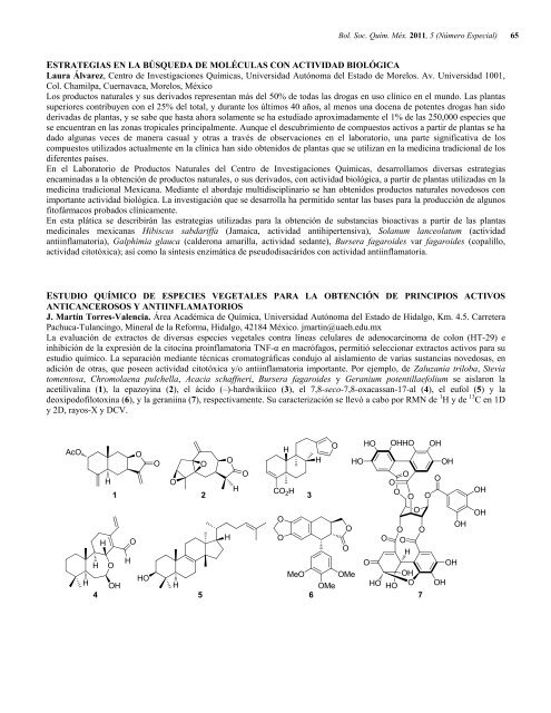 Programa General en pdf Clausura - Sociedad Química de México