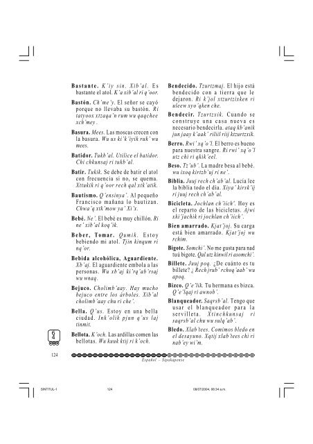 Qyoolb'al pqtinmit , Vocabulario Bilingüe. pdf