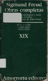 Volumen XIX – El yo y el ello, y otras obras