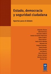 Estado, Democracia y Seguridad Ciudadana. Aportes para ... - PNUD