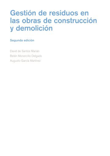 Gestión de residuos en las obras de construcción y demolición