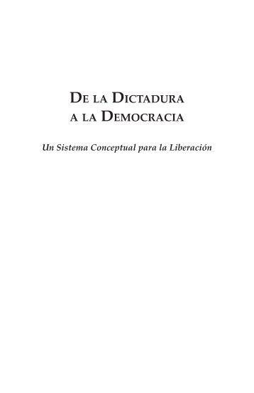 DE LA DICTADURA A LA DEMOCRACIA - Albert Einstein Institution