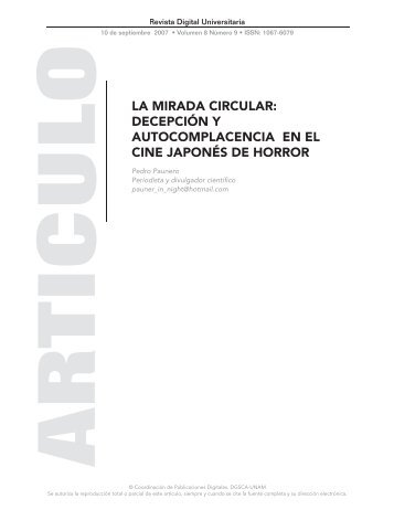 la mirada circular - Revista Digital Universitaria - UNAM