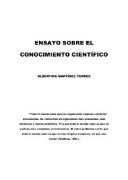 Ensayo sobre el Conocimiento Científico. - Somos Bacterias y Virus