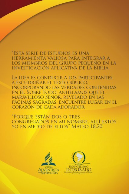Discipulado - Iglesia Adventista Agape Discipulado - Iglesia Adventista Agape