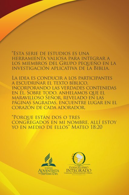 Discipulado - Iglesia Adventista Agape