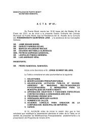 ACTA Nº 01. - Transparencia Municipal - Municipalidad de Puerto ...