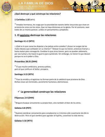 Bosquejo PDF - la familia de dios