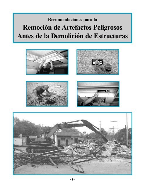 Remoción de Artefactos Peligrosos.qxd - Florida Department of ...