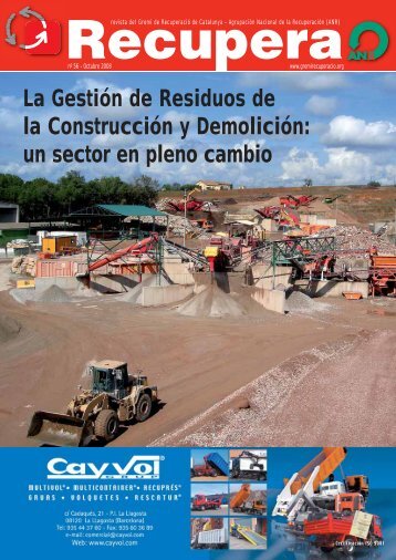La Gestión de Residuos de la Construcción y Demolición: un sector ...