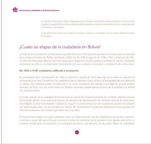 Democracia, ciudadania y derechos humanos - Defensor del Pueblo