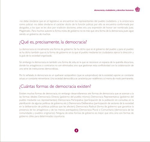 Democracia, ciudadania y derechos humanos - Defensor del Pueblo