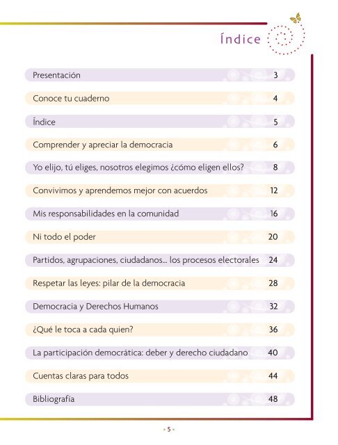 Para comprender y apreciar la democracia - Instituto Electoral de ...