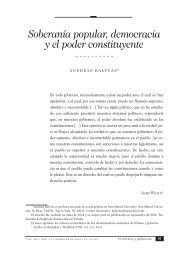 Soberanía popular, democracia y el poder constituyente