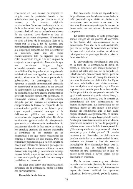 Elementos Nº 39 DEMOCRACIA I - El Manifiesto