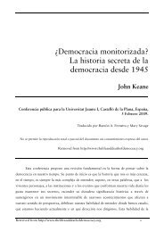 ¿Democracia monitorizada - John Keane