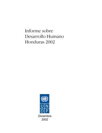 HDR - HONDURAS 2002 - Por Una Democracia Incluyente