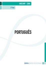 PORTUGUÊS - Colégio e Pré-Vestibular Bernoulli