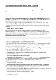 Vollständigkeitserklärung RIGK-SYSTEM