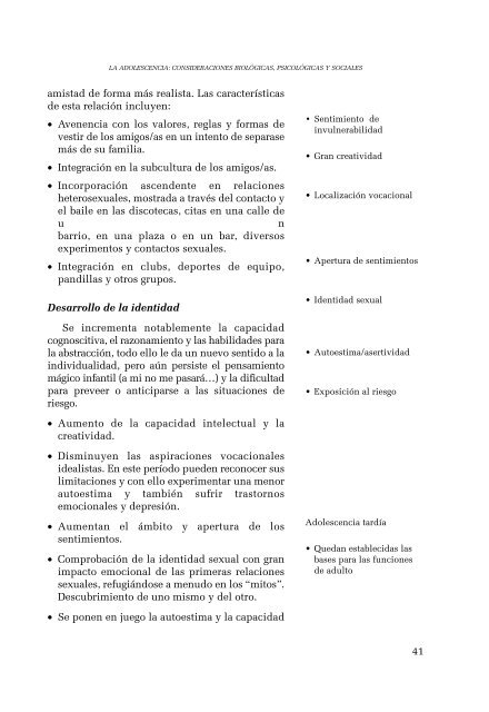 La adolescencia: consideraciones biológicas, psicológicas y sociales