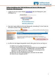 PDF-Anleitung - Anmeldung Smart-TAN plus über OnlineBanking