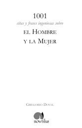 HOMBRE Y MUJER:CITAS.qxd - Ediciones Nowtilus