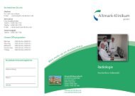 Radiologie (KH Salzwedel) - Altmark-Klinikum