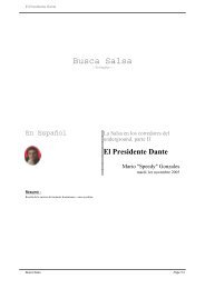 El Presidente Dante - Busca Salsa