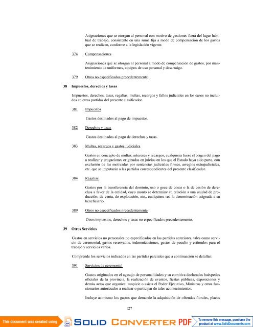 manual de clasificadores presupuestarios - Ministerio de Economía ...