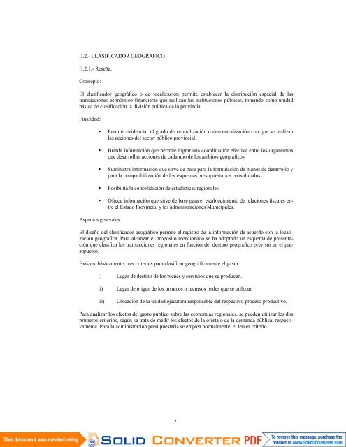 manual de clasificadores presupuestarios - Ministerio de Economía ...