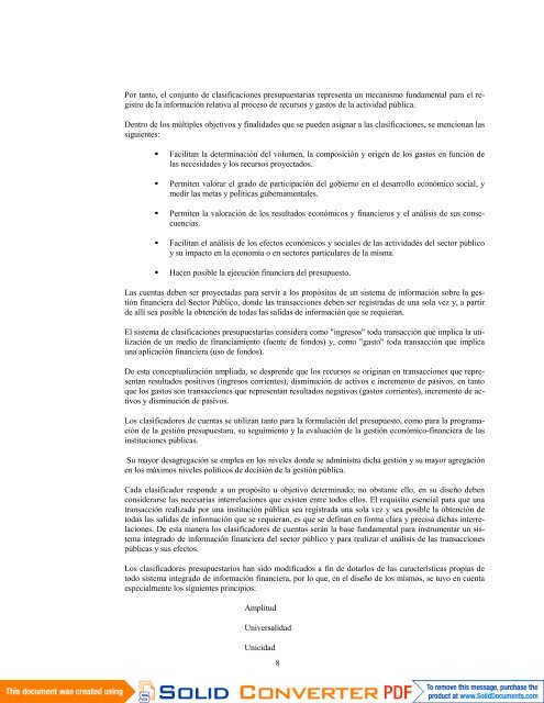 manual de clasificadores presupuestarios - Ministerio de Economía ...