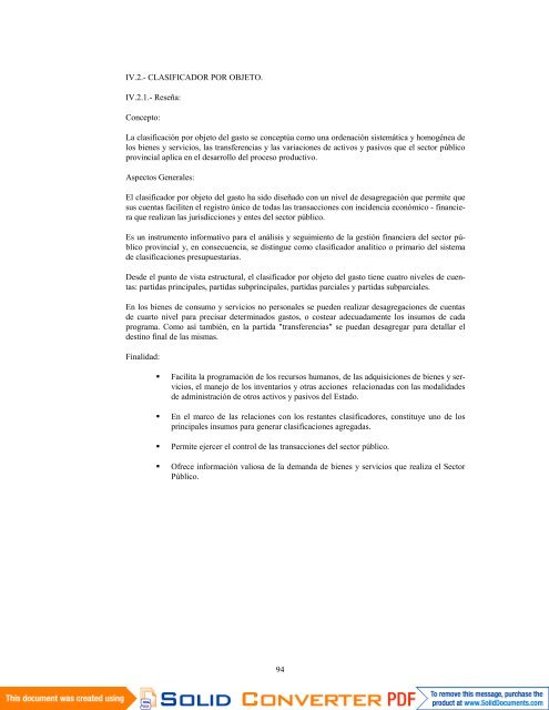 manual de clasificadores presupuestarios - Ministerio de Economía ...