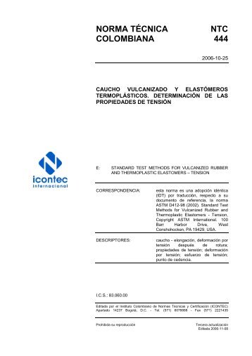 NTC 444 - Icontec