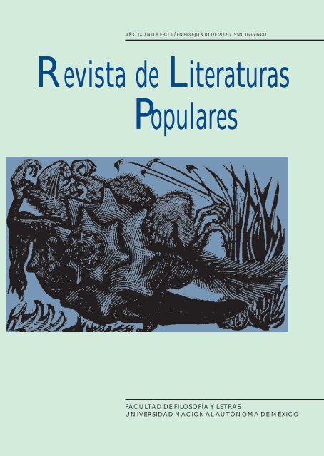 Revista de Literaturas Populares - Repositorio de la Facultad de ...