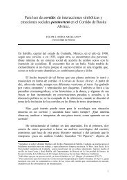 Para leer de corrido - Sociología - Universidad de Sonora