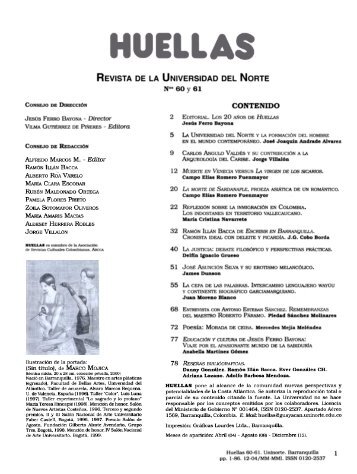 REVISTA DE LA UNIVERSIDAD DEL NORTE N°s 60 y 61 1