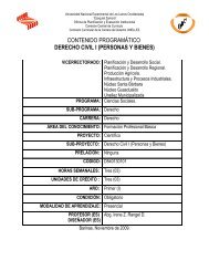 CONTENIDO PROGRAMÁTICO DERECHO CIVIL I (PERSONAS Y ...